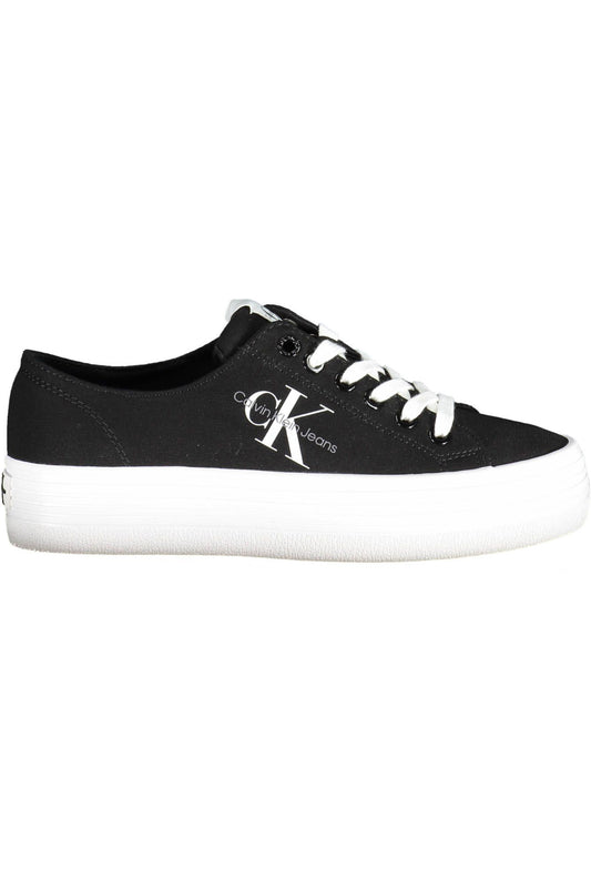 Calvin Klein Black Cotton Women Sneaker