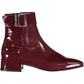 Tommy Hilfiger Purple Synthetic Women Boot