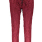 Liu Jo Red Cotton Women Trouser