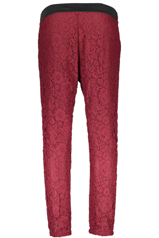 Liu Jo Red Cotton Women Trouser