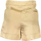 Just Cavalli Gold Linen Women Pant