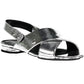 Calvin Klein Silver Rubber Women Sandal