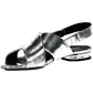 Calvin Klein Silver Rubber Women Sandal