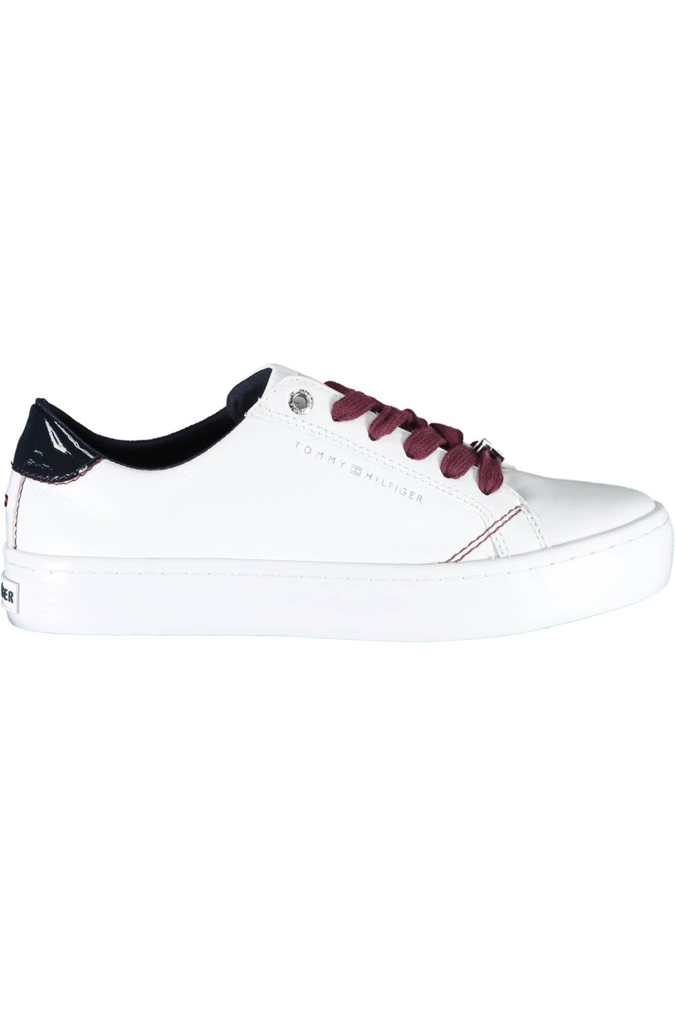 Tommy Hilfiger White Leather Women Sneaker