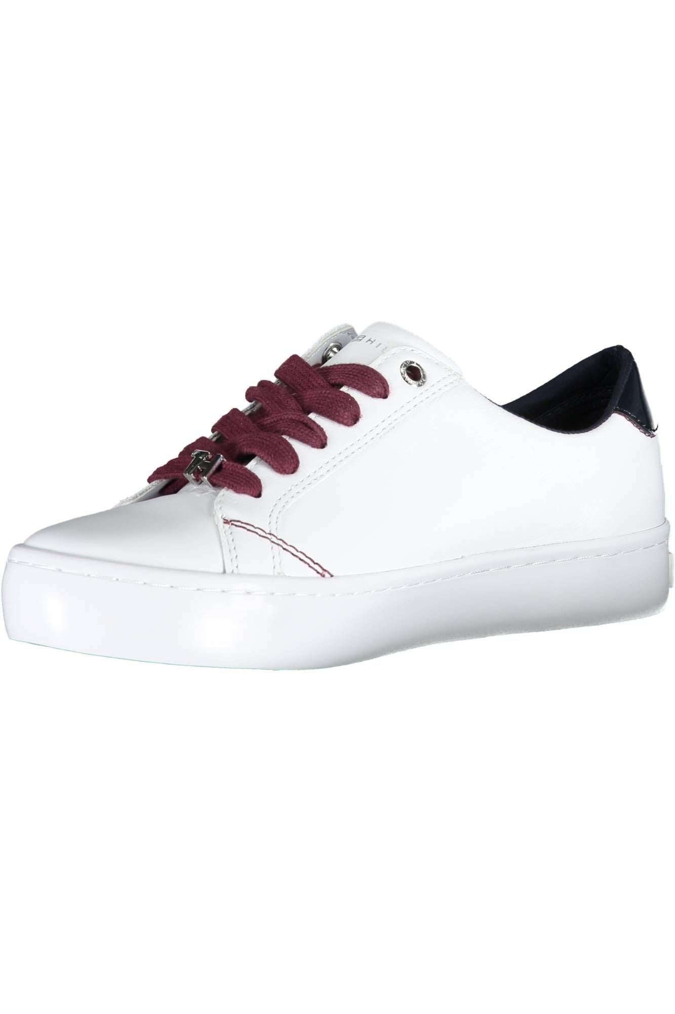 Tommy Hilfiger White Leather Women Sneaker