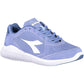 Diadora Light Blue Fabric Women Sneaker