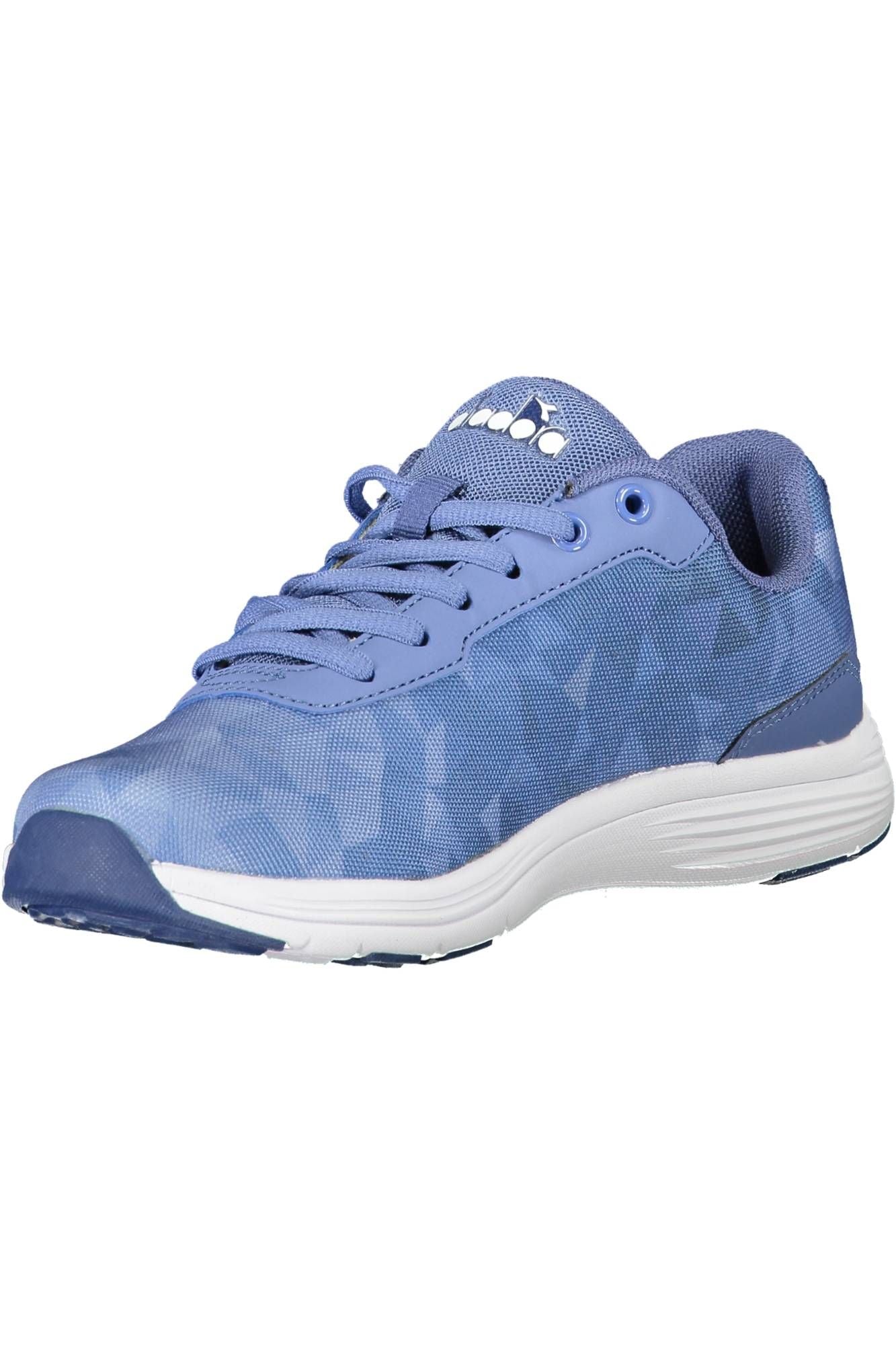 Diadora Light Blue Fabric Women Sneaker