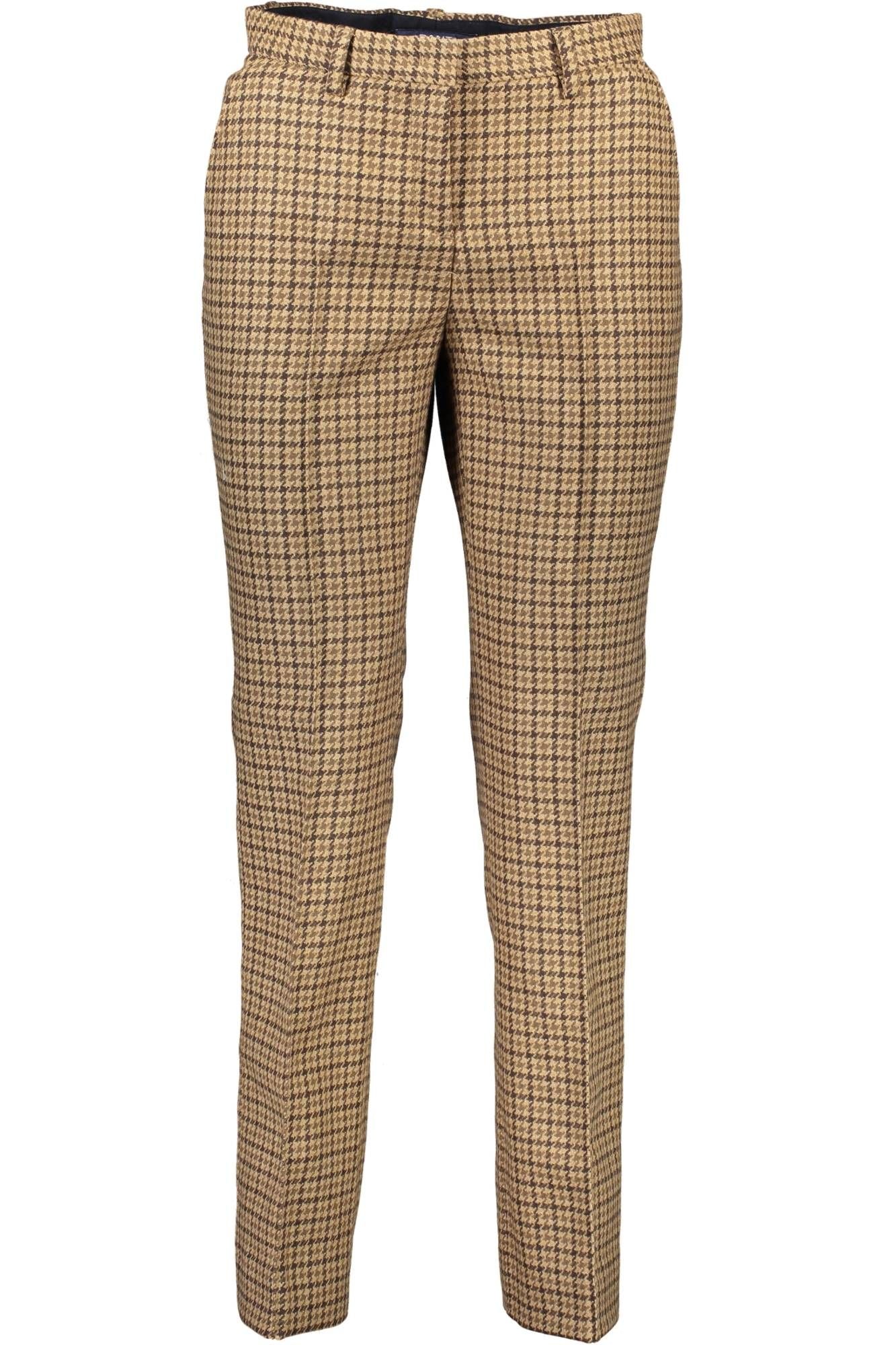 Gant Brown Polyester Women Pants