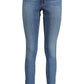 Gant Light Blue Cotton Women Jeans