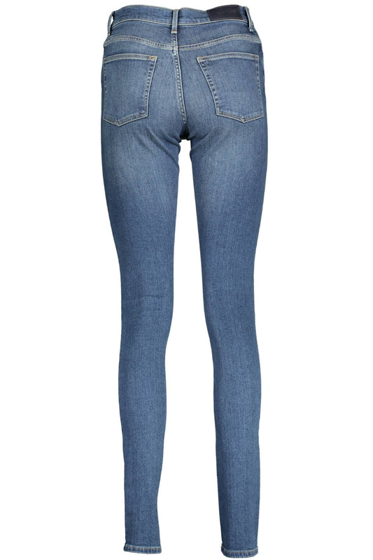 Gant Light Blue Cotton Women Jeans