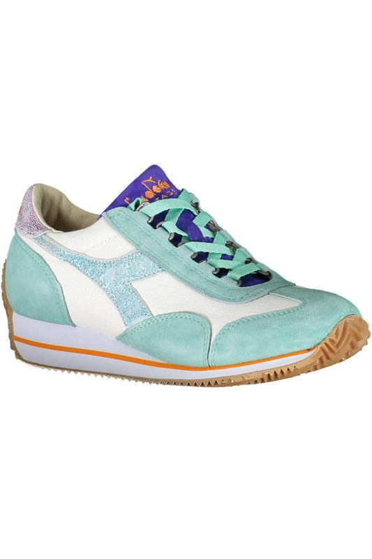 Diadora Green Fabric Women Sneaker