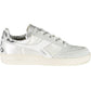 Diadora White Fabric Women Sneaker