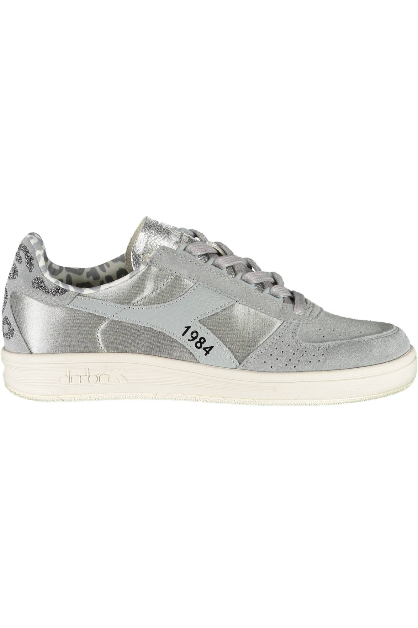 Diadora Gray Fabric Women Sneaker