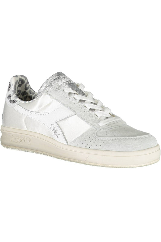 Diadora White Fabric Women Sneaker