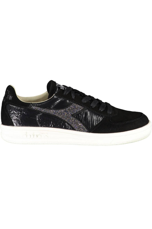 Diadora Black Fabric Women Sneaker