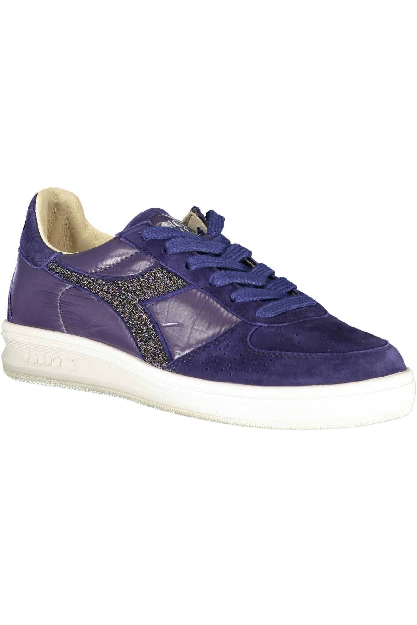 Diadora Blue Fabric Women Sneaker