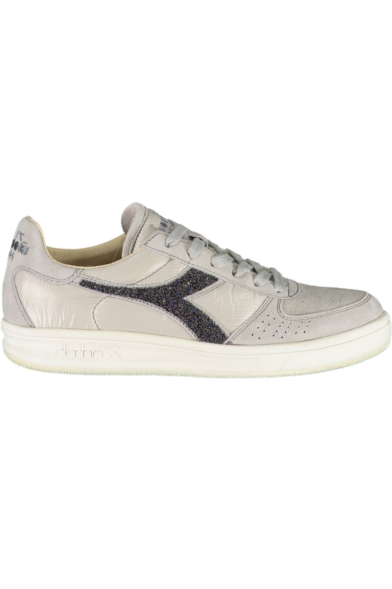 Diadora Gray Fabric Women Sneaker