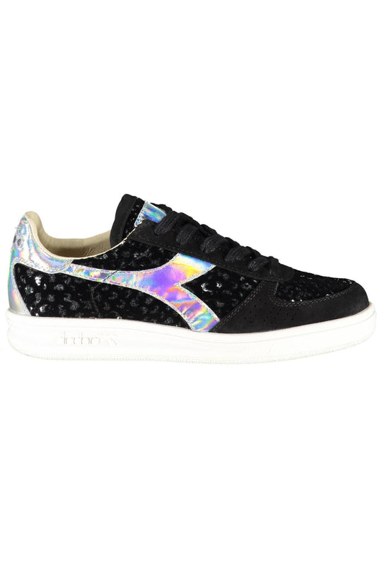 Diadora Black Fabric Women Sneaker