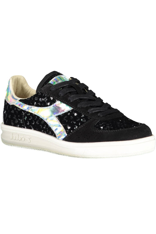 Diadora Black Fabric Women Sneaker