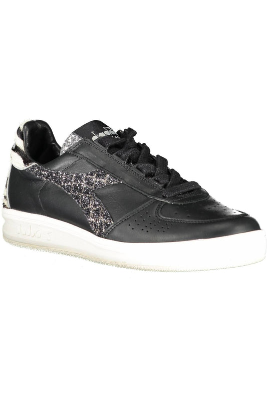 Diadora Black Fabric Women Sneaker