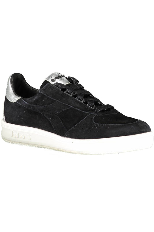 Diadora Black Fabric Women Sneaker