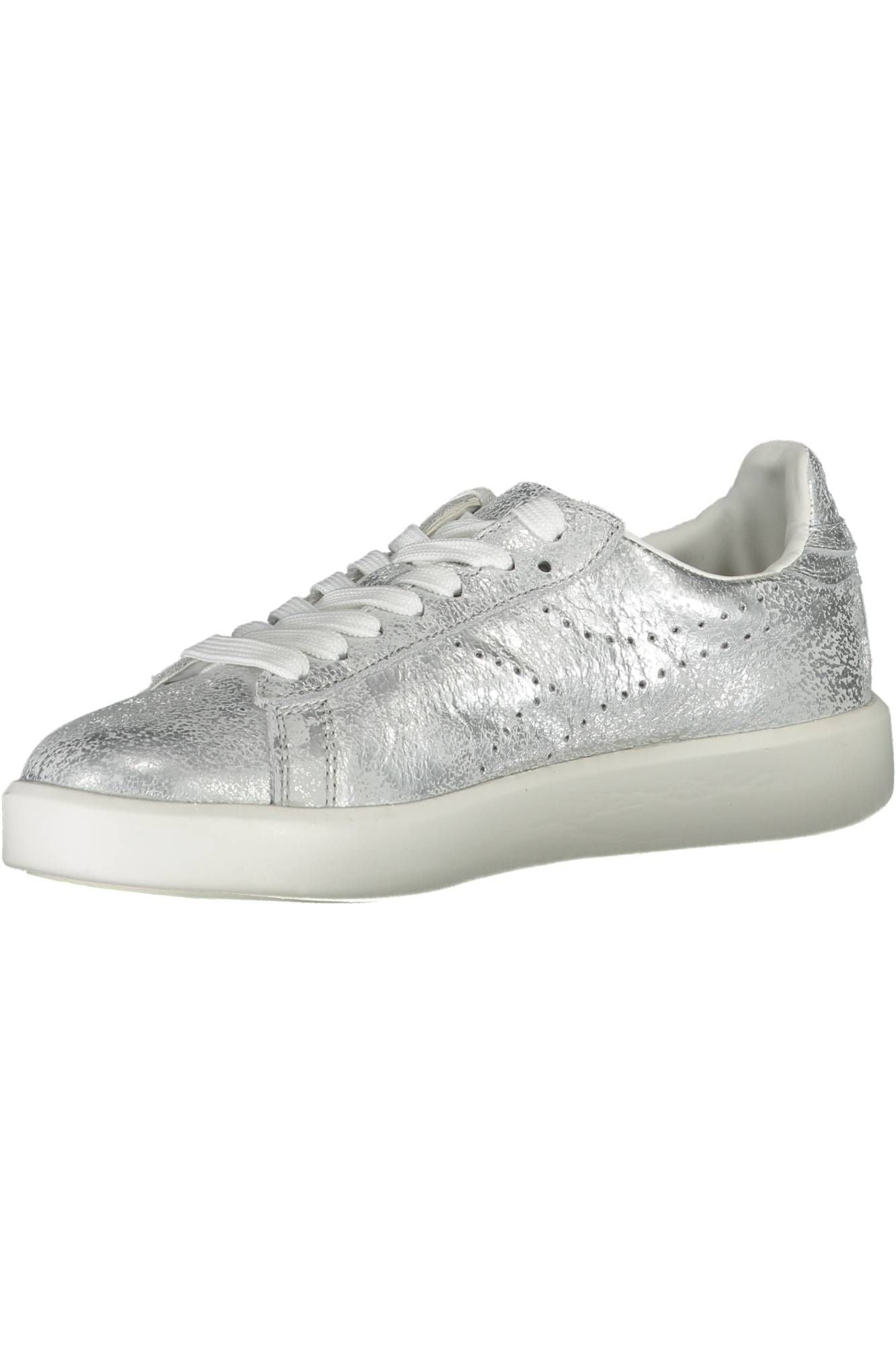 Diadora Silver Fabric Women Sneaker