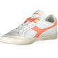 Diadora White Fabric Women Sneaker