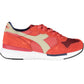 Diadora Red Fabric Women Sneaker