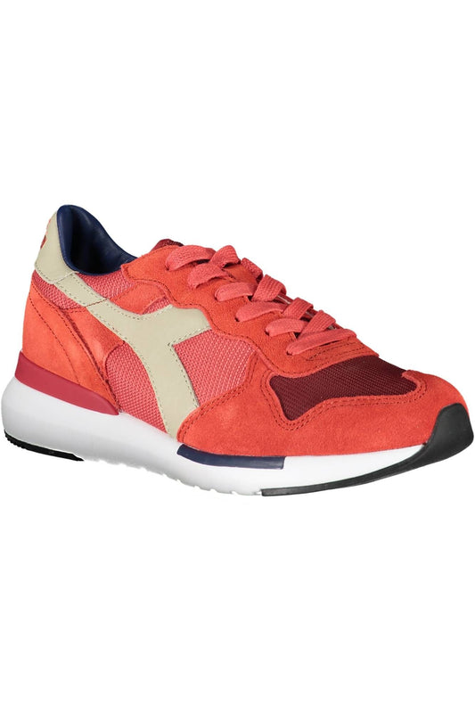 Diadora Red Fabric Women Sneaker