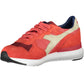 Diadora Red Fabric Women Sneaker