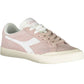 Diadora Pink Leather Women Sneaker