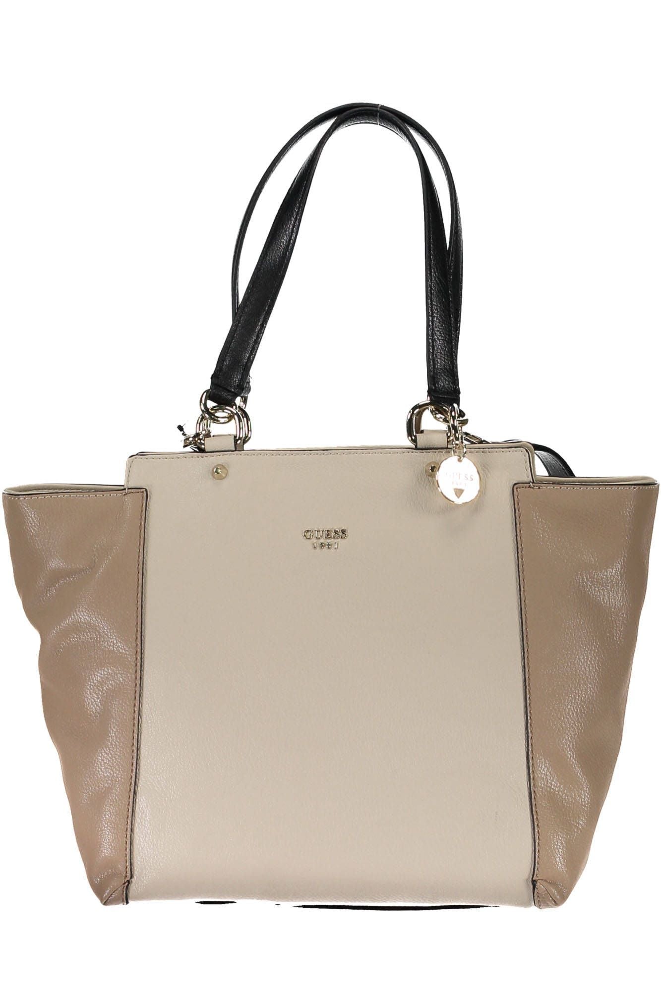 Guess Jeans Beige Polyurethane Women Handbag