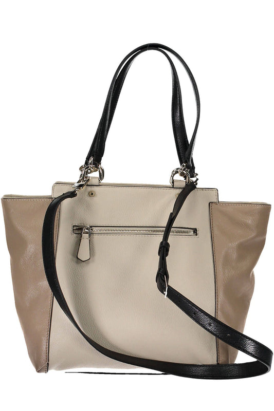 Guess Jeans Beige Polyurethane Women Handbag