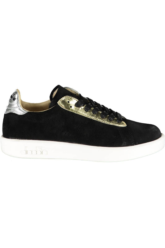 Diadora Black Fabric Women Sneaker