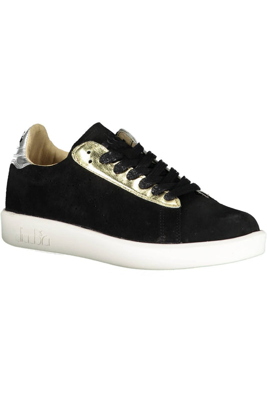 Diadora Black Fabric Women Sneaker