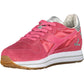 Diadora Red Fabric Women Sneaker