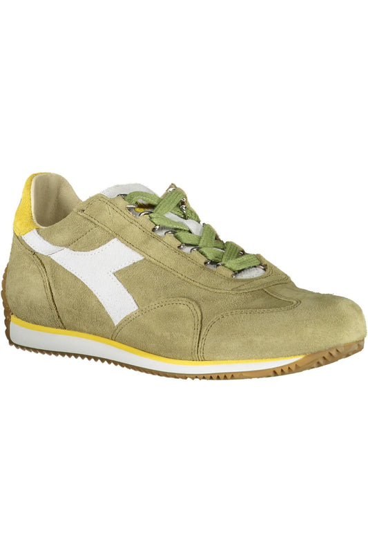 Diadora Green Fabric Women Sneaker