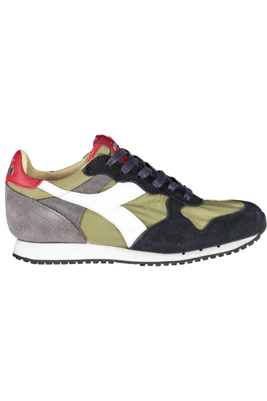 Diadora Green Fabric Women Sneaker