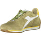 Diadora Green Fabric Women Sneaker