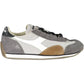 Diadora Gray Fabric Women Sneaker