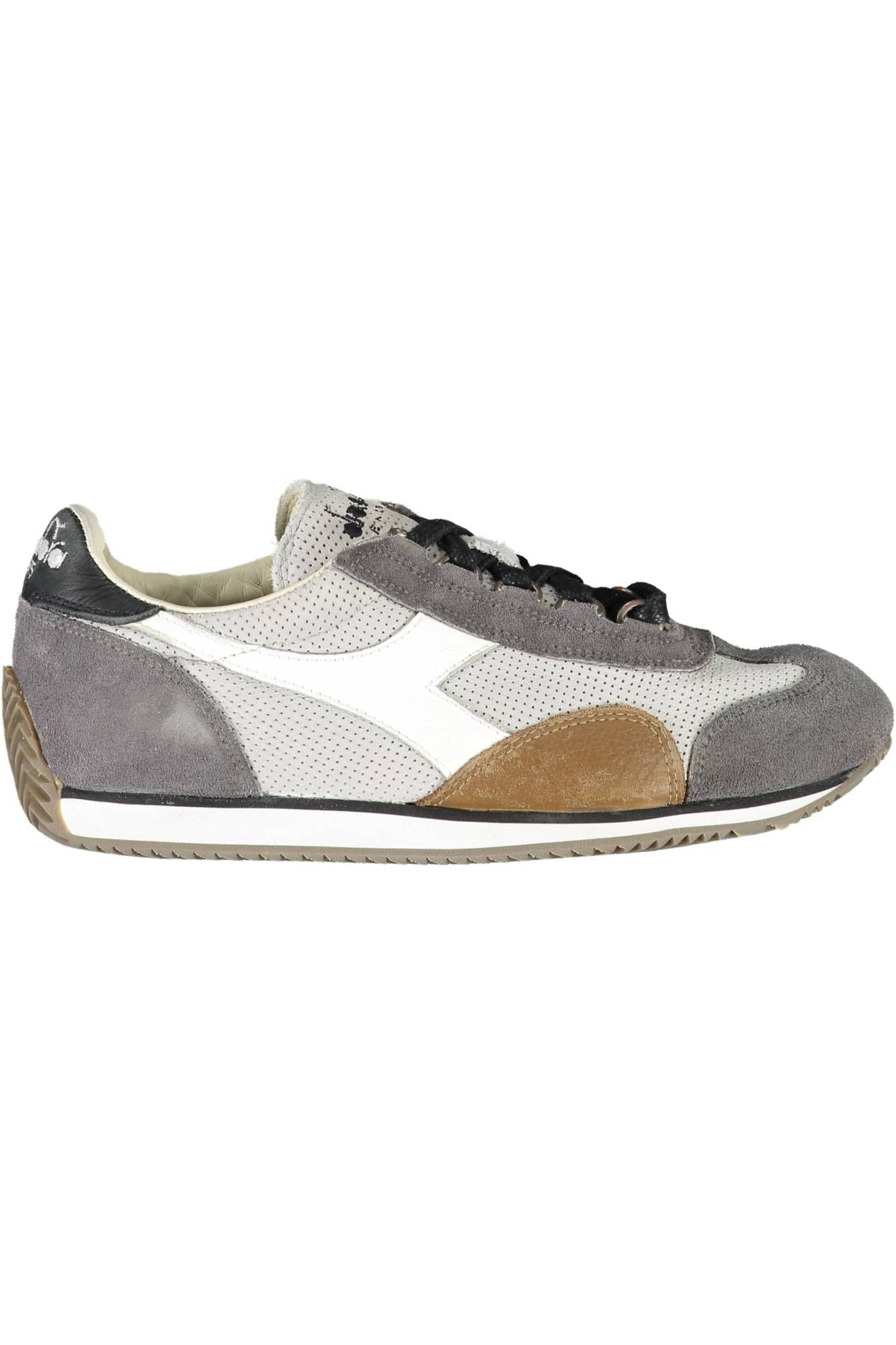 Diadora Gray Fabric Women Sneaker