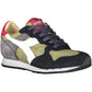 Diadora Green Fabric Women Sneaker