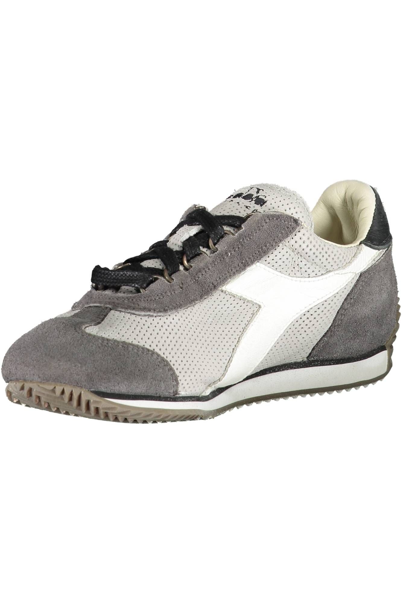 Diadora Gray Fabric Women Sneaker