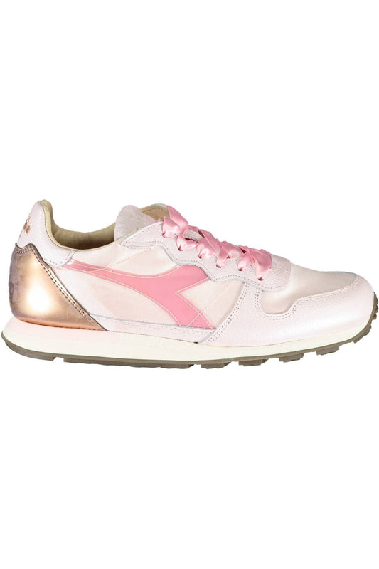 Diadora Pink Fabric Women Sneaker