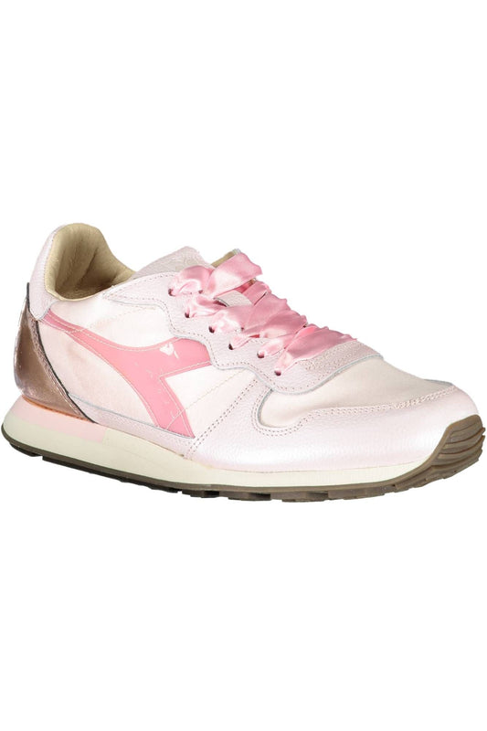 Diadora Pink Fabric Women Sneaker