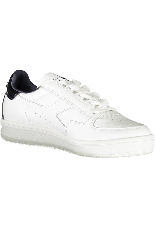 Diadora White Fabric Women Sneaker