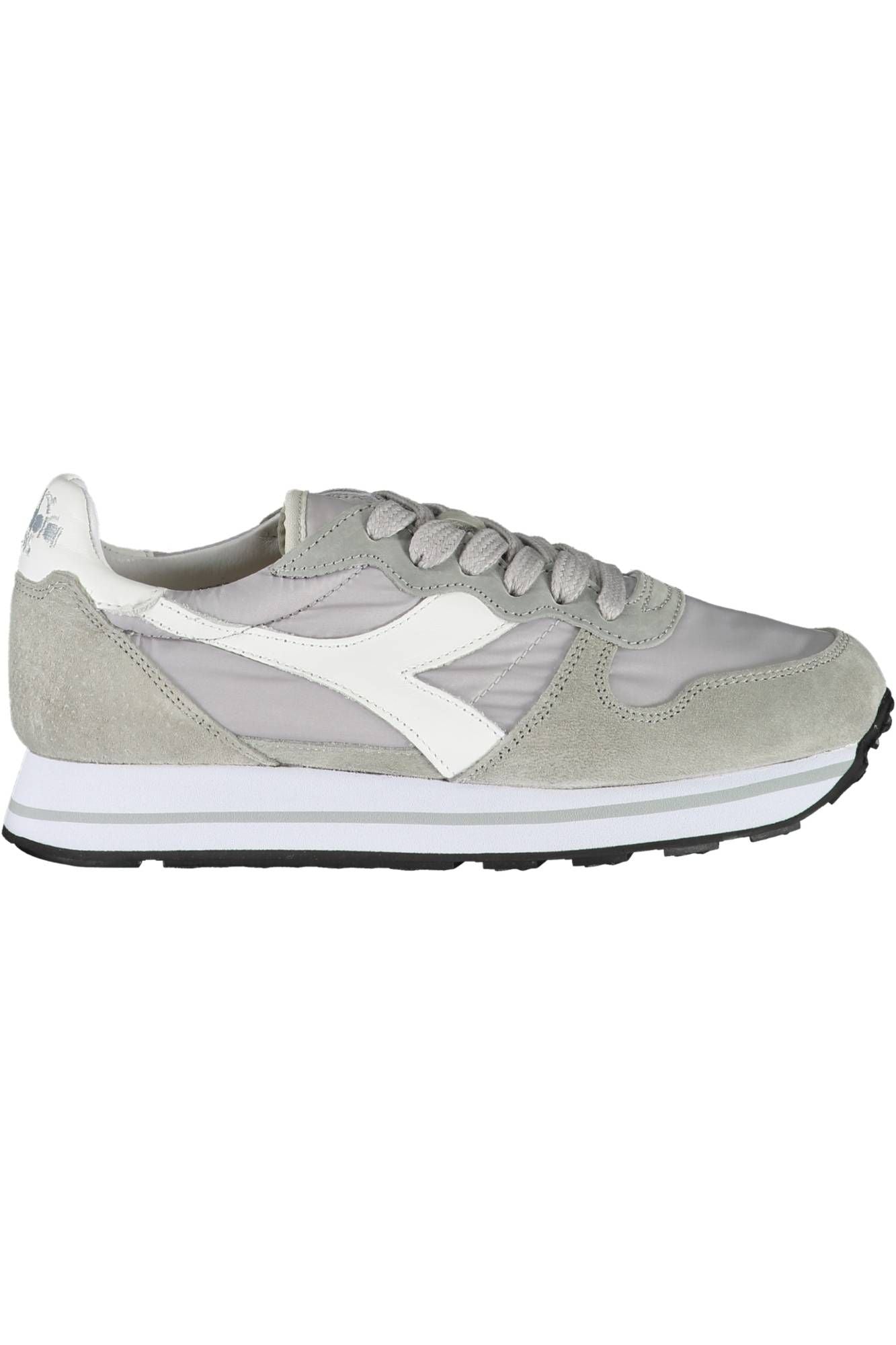 Diadora Gray Fabric Women Sneaker