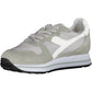 Diadora Gray Fabric Women Sneaker