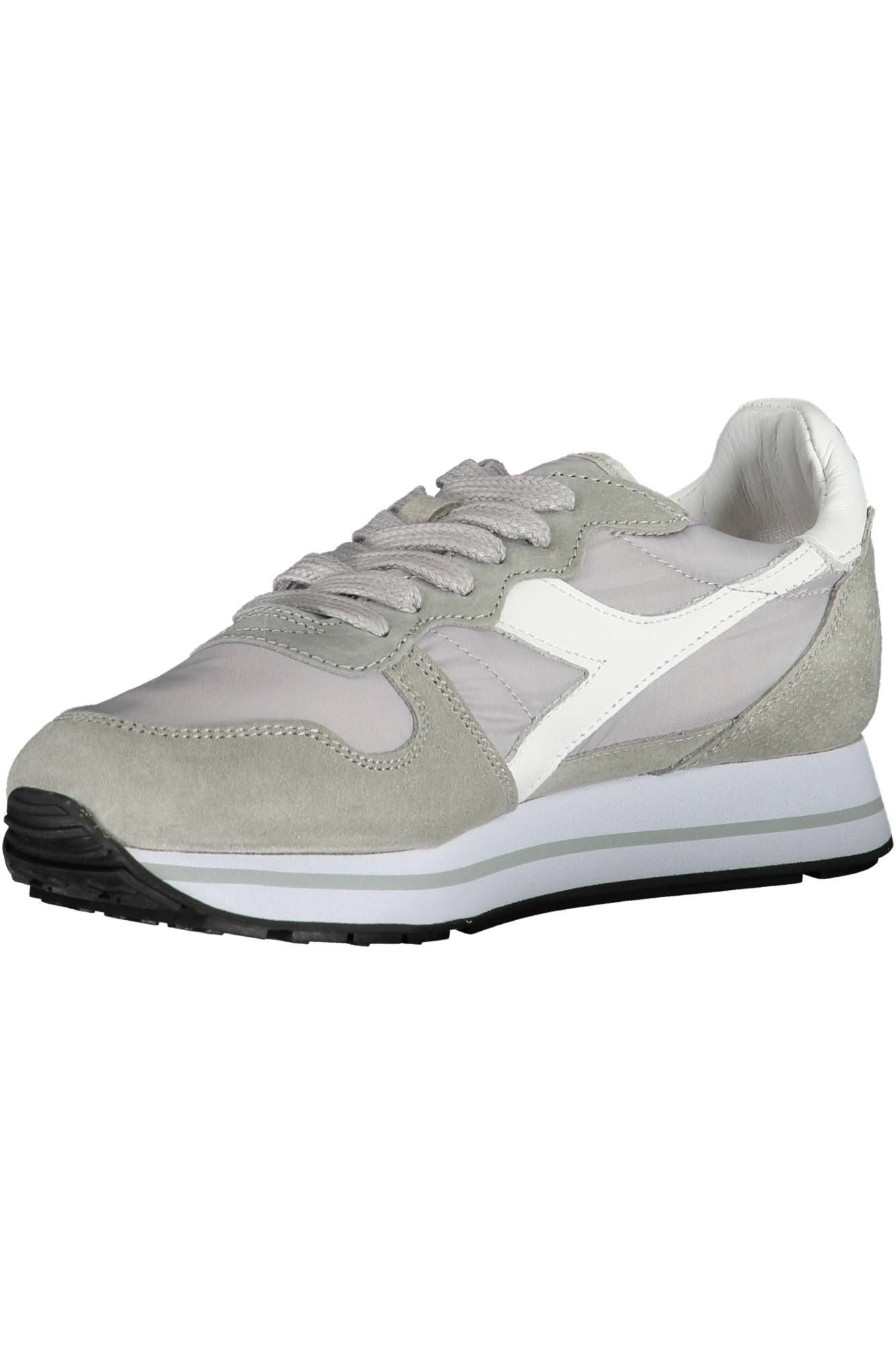 Diadora Gray Fabric Women Sneaker