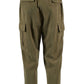 Yes Zee Green Viscose Blend Comfort-Fit Pants